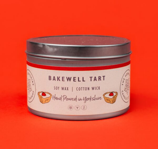 bakewell tart candle by sheffield candles