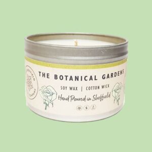 botanical gardens candle by sheffield candles
