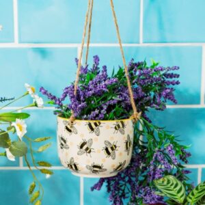 bee pattern planter home gift